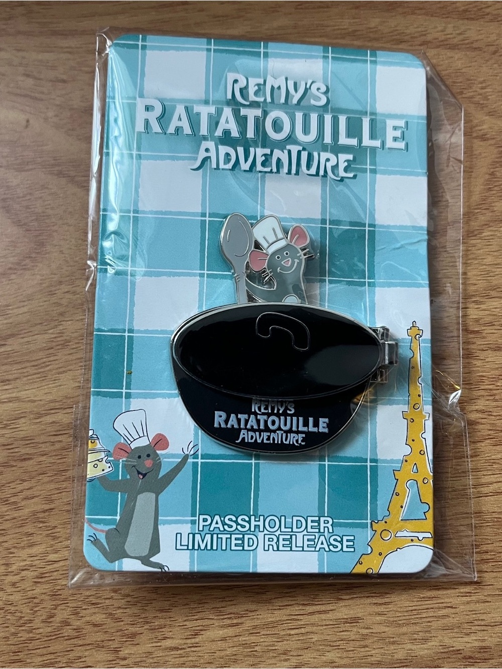 Remy’s Ratatouille Adventure Opening Passholder Limited Release Pin